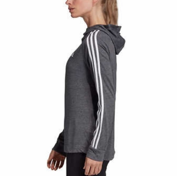 Adidas Ladies Jersey Hoodie - Picture 4 of 6